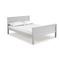 Alaterre Furniture Harmony Full Wood Platform Bed, Dove Gray AJHO2080
